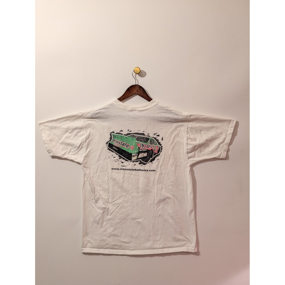 Fruit of the Loom Interstate Batteries Racing T-Shirt Mens XL White Excellent